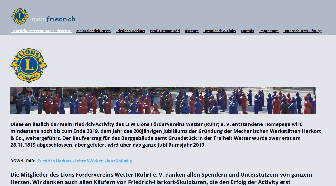 alte Homepage www.meinfriedrich.de